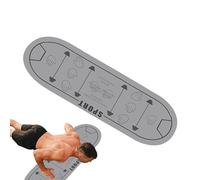 Esterilla de entrenamiento para antebrazos, equipo para entrenamiento y ejercicios con marcas de alineación | Esterilla de ejercicios para flexiones, para hombres, mujeres, principiantes