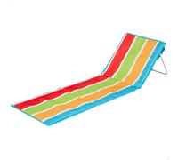 Esterilla de Playa Aktive Acolchada Reclinable, 52x5x52 Cm, Multicolor