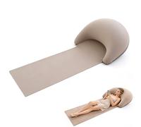 Esterilla de playa inflable, sillón de salón, 160 x 70 cm, esterilla de playa con cojín inflable, portátil, para tomar el sol, colchoneta hinchable para playa, asiento de playa con respaldo para