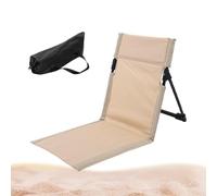 Esterilla de playa plegable con respaldo ajustable - Esterilla plegable - Tumbona de jardín - Esterilla para jardín, camping, picnic, viajes, vacaciones, negro/beige/marrón/verde 1/verde