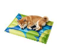 Esterilla de refrigeración para perros, 91 x 64 cm, gel calmante, alfombrilla refrescante para mascotas para dormir en verano, para razas pequeñas y medianas y grandes, de transporte, para sofá
