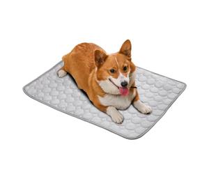 Esterilla de refrigeración para Perros, autorefrigerante, 50 x 40 cm, Alfombrilla de refrigeración para Perros, Cama refrescante, Manta de enfriamiento Suave para Perros, Alfombrilla de