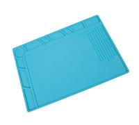Esterilla de reparación de teléfono 34 × 25 × 1 estación de soldadura 500 C almohadilla resistente al calor teléfono reparación reloj no deslizante alfombrilla de silicona