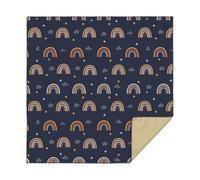 Esterilla de salpicaduras de silicona reutilizable para niños juego de comedor alto y protección del suelo gran juego impermeable multiuso nylon niños actividad actividad