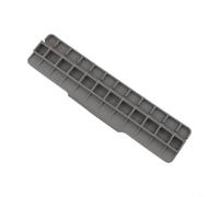 Esterilla de silicona para escurrir, diseño estrecho, resistente al agua, con pendiente para cocina y baño, 60 x 12 cm, gris - 35 x 6 cm
