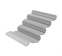 Esterilla de silicona para escurrir platos, 40 x 60 cm, plegable y antideslizante, para platos, ollas, sartenes, resistente al calor, para cocina, como base para cafetera y nevera (gris)