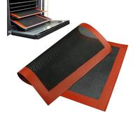 Esterilla de silicona para hornear pan, bandeja de silicona reutilizable, bandeja para horno, bandeja para hornear galletas, bandeja para horno para pequeños pasteles, galletas, pizza