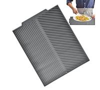 Esterilla de silicona para platos de silicona, alfombrilla de secado antiescaldaduras, plegable, herramientas de servicio de bar, secado rápido, rutsc