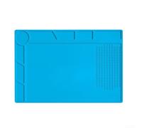 Esterilla de soldadura de silicona resistente al calor S-120B, base de reparación antiestática, 34 x 23 cm, para electrónica, soporte de herramientas para soldar y desoldar teléfonos móviles y relojes