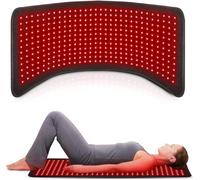 Esterilla de terapia de luz roja con 360 LED para el cuerpo,almohadilla envolvente grande para terapia de luz roja con luz infrarroja cercana de 660nm y 850nm,luz roja,tiempo y brillo ajustables