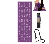 Esterilla de yoga - 173610,4 cm/67,4723,79 pulgadas, esterilla de entrenamiento de fitness, antideslizante, alfombrilla gruesa resistente a desgarros | Pilates Gym Studio Home Travel Outdoor Kniend