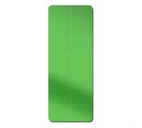 Esterilla de yoga antideslizante para entrenamiento en casa, pilates, fitness, portátil, plegable, 183 x 61 cm, 4 mm de grosor (verde)