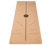 Esterilla de Yoga atha® CORK Align | Adherencia Natural que Mejora con el Sudor (4mm) | Higiénica y Antimicrobiana | Materiales Sostenibles y Duraderos | Correa Incluida (Cork Align)