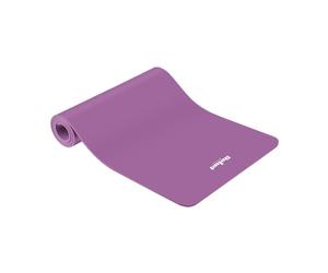 Esterilla de yoga de alta calidad para pilates, fitness y yoga REBEL ACTIVE RBA-3152-PU; 183 x 61 cm, grosor 6 mm, TPE, color morado