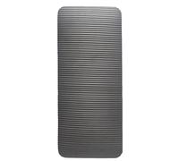 Esterilla de yoga de alta densidad, antidesgarros, con correa de transporte, sólida y antideslizante, para todo tipo de yoga, pilates, entrenamientos en el suelo (color negro)