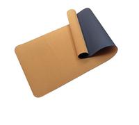 Esterilla De Yoga De Corcho Natural, Plegable, Adecuada For Hombres, Mujeres Y Niños, Ligera Y Portátil, Viene Con Correas, No Se Desliza Fácilmente.