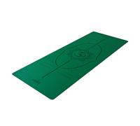 Esterilla de yoga goma 5 mm con superficie PU, líneas alineación corporal antideslizantes for gimnasio o uso doméstico(Sports orange)