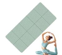 Esterilla de yoga no resbaladiza - Esterilla extra gruesa para gimnasio, pilates, estiramiento, entrenamientos de pisos | Estendio de estiramiento plegable y gimnasio plegable grueso, esterilla de fi