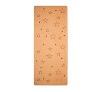 Esterilla de yoga para niños de corcho y goma, estrellas, 155x61 cm, atóxica y antideslizante, esterilla de yoga con bolsa de yoga