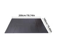 Esterilla de Yoga Plegable, Alfombra Deportiva, Esterilla de Yoga Antideslizante, Negra
