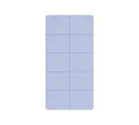 Esterilla de Yoga Plegable,Alfombrilla de Entrenamiento Outdouse,Antideslizante Pilates Mat,CóModo Suave Estiramientos Mat,para Deporte En Casa,Con Bolsa de Almacenamiento(Blue)