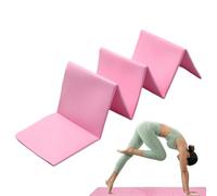 Esterilla de yoga plegable de viaje, 183 x 61 cm, esterilla portátil para gimnasio, para yoga, entrenamiento, ejercicio, pilates, sueño, descanso, estiramiento