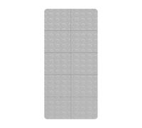 Esterilla de Yoga Plegable,Extra Gruesa Antideslizante Fitness Mat,Duradera Ligera Deportes Mats,Gymnastics Mat for Pilates,fara Deporte en Casa,Ejercicio AeróBico,MeditacióN(Gray)
