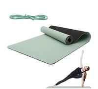 Esterilla de yoga - Thermoplastic Rubber 0,6 - 0,8 cm de grosor | No Slip Yoga Mat, Pilates Workout Ejercise Mats With Carrying Strap Comfort Grip Training Pad | For Home Gym Studio Indoor Outdoor