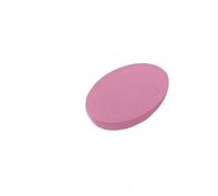 Esterilla de yoga TPE ovalada para masaje - Cojín impermeable para gimnasio y entrenamiento de fitness (rosa)