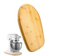 Esterilla deslizante para batidora, placa de madera para utensilios de cocina, bandeja móvil y carrito de transporte para batidora, para cocina, hogar, gastronomía, cafetería, restaurante y comedor