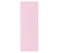 Esterilla Doblable Para Yoga Mat Antideslizante Y Ligera de Material Esterilla Entrenamiento EcolóGico ElastóMero TermopláStico for Pilates Estiramientos Hombre/Mujer(Pink,183x61x0.6cm)