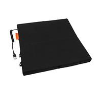 Esterilla Eléctrica Calefactable | Almohadilla Eléctrica Plegable y Portátil | Esterilla Térmica | Heating Pad Resiste al Agua | Asiento Calefactable | Cojín Eléctrico USB | Negro 35x35x3,5cm