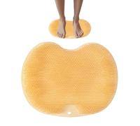 Esterilla exfoliante para los pies para la ducha, almohadilla de limpieza antideslizante de silicona, para pies y espalda, con almohadilla de masaje, para baño, baño, suelo, spa, hogar, gimnasio