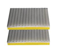 Esterilla filtrante para Acuario, 2 esterillas filtrantes para Piscinas de Peces, Accesorios de Acuario con Alfombrilla de Filtro Flexible para Agua Dulce, Agua Salada, estanques y