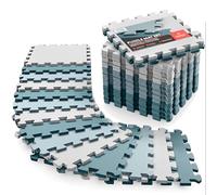 Esterilla Fitness Puzzle para Suelos de Gimnasio | Set de Protección Goma Espuma Losas Caucho para Máquinas de Deporte, Alfombrilla Protector Expandible Tatami Tapiz Alfombra Colchonetas Pesas Gym