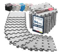 Esterilla Fitness Puzzle para Suelos de Gimnasio | Set de Protección Goma Espuma Losas Caucho para Máquinas de Deporte, Alfombrilla Protector Expandible Tatami Tapiz Alfombra Colchonetas Pesas Gym