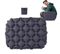 Esterilla inflable ajustable - Soporte plegable ligero, protección ergonómica para el coxis, equipo de senderismo compacto, base aislante térmica, revestimiento suave de TPU | Accesorios de caza para