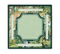 Esterilla Mahjong - Plantas Tropicales Vintage Antideslizante 80x80cm | Cubierta de mesa de tablero de cartas de póker para dormitorio, apartamento, decoración para sala de estar, juegos de azulejos p