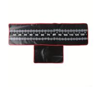 Esterilla para desenganchar, 140 x 35 cm, con cinta métrica para peces depredadores, soporte acolchado para rodillas, poliéster enrollable, compatible con equipo de viaje de pesca