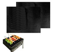 Esterilla para el fondo del horno - 2 piezas de bandeja de horno resistente - Accesorios para horno, protector de suelo de horno, protección contra desbordamiento para barbacoas, barbacoas