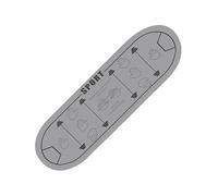 Esterilla para entrenamiento Push Up y Fitness - Equipo de entrenamiento en casa con marcas de alineación | Esterilla para hombres y mujeres, principiantes y profesionales