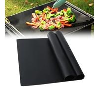 Esterilla para horno para el fondo del horno, alfombrilla grande 60 x 40 cm, alfombrilla reutilizable antiadherente, lámina para hornear permanente para bandeja de horno, papel reutilizable, 2