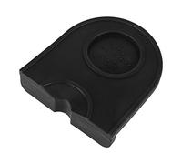 Esterilla para Manipular Café Multifunción Espesar Antideslizante Estación de Resistencia a Desgaste Soporte Antideslizante para Estera Espresso de Silicona(Negro)