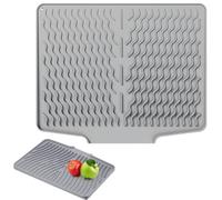 Esterilla para Secar Platos | Paños Secaplatos para Cocina - Alfombra de Silicón Antideslizante, Accesorio de Cocina para Escurrir Utensilios Vasos y Vajilla