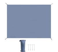 Esterilla para Tienda de campaña, Almohadilla para Suelo de Tienda de campaña, Esterilla Plegable de Hierro Azul para Camping, Secado rápido, con de Almacenamiento, para Picnic, balcón, césped