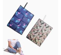 Esterilla Plegable Impermeable para Exterior, Almohadilla Compacta para Picnic, Camping, Senderismo y Jardín, Set de 2 Colores, Resistente y Fácil de Limpiar