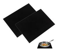 Esterilla Protectora de Inducción, 2 Piezas tapete de silicona para placa de induccion, Silicona para Placa de Inducción Contra Arañazos para Inducción Horno Alfombrillas de Silicona Multifuncionales