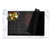 Esterilla Protectora de Inducción Placa Inducción Almohadillas Antideslizantes Protector Inducción Cocina Silicona (Magnética) para Estufa de Inducción (52x78cm)