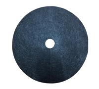 Esterilla protectora para árboles con mantillo, 12 Uds. Esteras de Control malas hierbas árbol negro barrera jardín anillo mantillo varios tamaños(15cm)