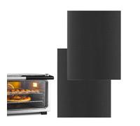 Esterilla protectora para horno, 2 unidades, 33 x 40 cm, antiadherente, resistente, reutilizable, revestimiento de horno eléctrico, para panadería, cocina, restaurante, barbacoa, barbacoa, microondas